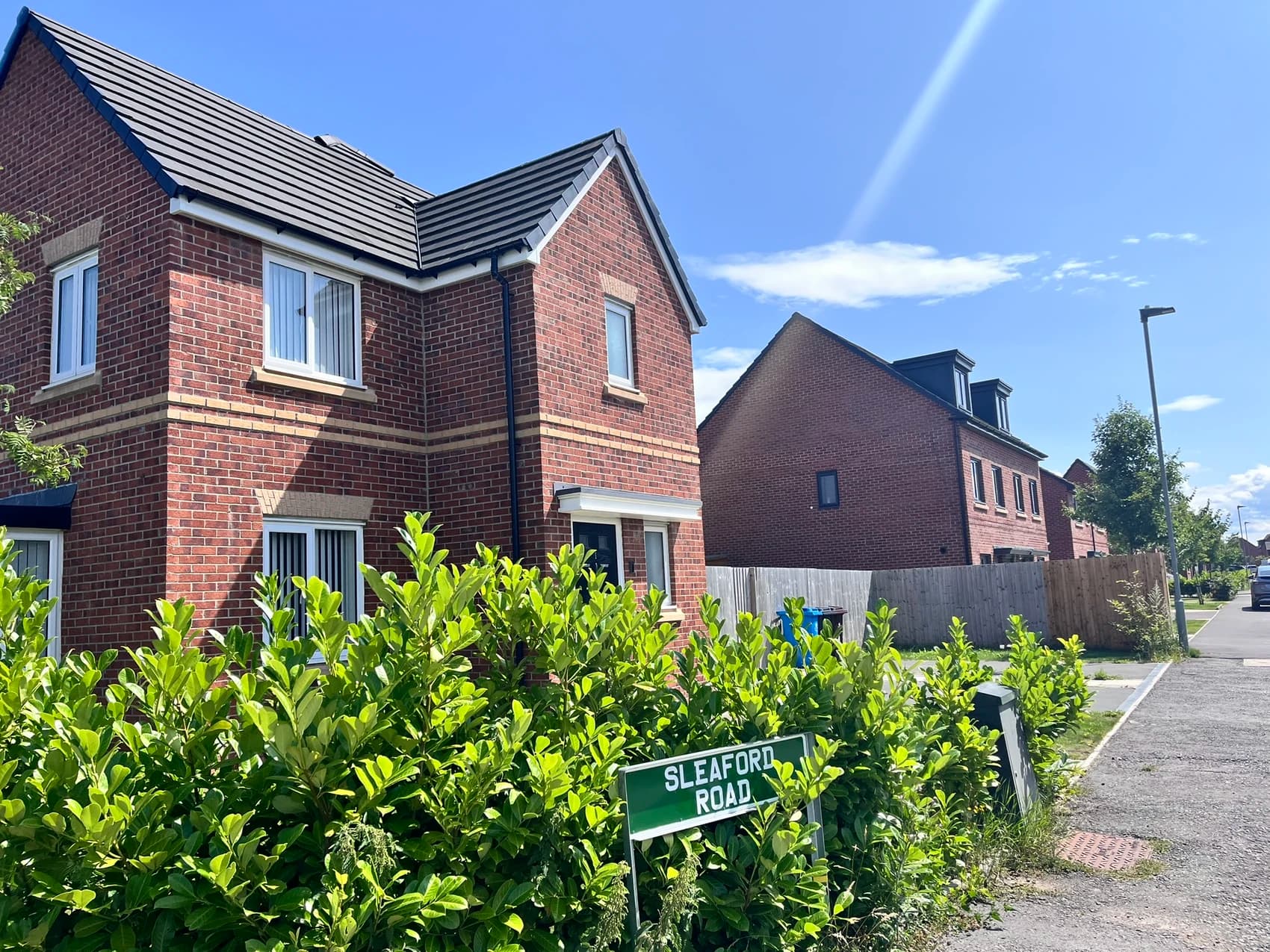 A picture of new build houses in North Huyton as part of NHCF's Revive programme.